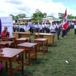 PDA entregó mobiliario escolar a once colegios del centro poblado de Paraíso
