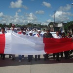 Aucayacu dijo NO a la violencia y en multitudinaria marcha exigió paz y seguridad