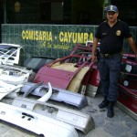 Policía incauta autopartes de vehículos robados que iban a ser comercializados en Huánuco y Ucayali