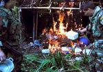 Policía Antidrogas destruyó catorce laboratorios de droga en el VRAE y neutralizó 120 kilos de PBC