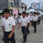 Miles de escolares, profesores y padres de familia de Aucayacu participarán en Marcha por la Paz