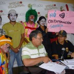 Estudiantes participaron en campaña contra contaminación sonora y visitaron Jardín Botánico en Tingo María