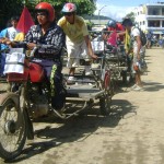 Pobladores de distritos del VRAE participaron en competencia de mototaxis
