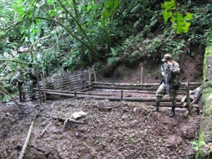 Laboratorio de droga se encontraba camuflado en las parcelas de coca