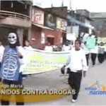 Ciudadanos de Tingo María marcharon contra las drogas