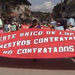 Maestros sin contrato de Padre Abad amenazan con huelga de hambre