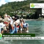 Distrito de Kimbiri realizó repoblamiento de peces en río Apurímac
