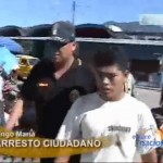 Primer caso de arresto ciudadano