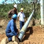 Seis distritos del VRAE se quedaron sin luz por caída de poste de alta tensión