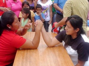 También se desarrollaron competencias de pulseo.