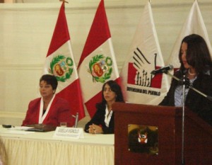 Ceremonia de juramentación estuvo encabezada por la Defensora del Pueblo, Beatriz Merino
