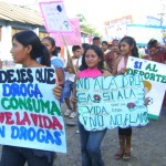 Estudiantes y jóvenes del VRAE le dicen “NO a las Drogas y Sí a la Vida”