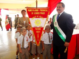 Alcalde brindó discurso por Fiestas Patrias.