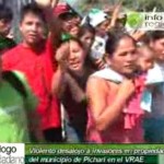 Policía desalojó a 500 invasores de terrenos del Estado en Pichari, VRAE (video)