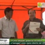 Reconocen a Samugari como nuevo distrito del VRAE (video)