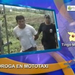 Detienen a pareja que llevaba 16 kilos de droga oculta en el asiento de un mototaxi (video)