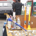 Policía incauta 120 paquetes de marihuana ocultos en tres vuvuzelas (video)