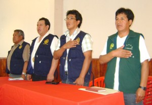 Ceremonia fue presidida por Alfredo Quintana, Fiscal Provincial Especializado en Materia Ambiental de Huamanga 