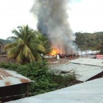 Dantesco incendio en Pichari pudo convertirse en tragedia
