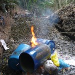 Encuentran nuevo laboratorio de drogas en Campo Verde, donde cocaleros se oponen a erradicación