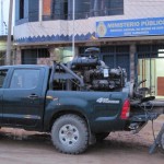 Fiscalía incauta motobomba usada por mineros informales en sector de Mazuko-Inambari