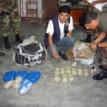 Pasajero abandona en terminal 15 kilos de pasta básica de cocaína en dos maletas