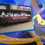 JNE invoca a candidatos a respetar pacto ético en Pucallpa (video)