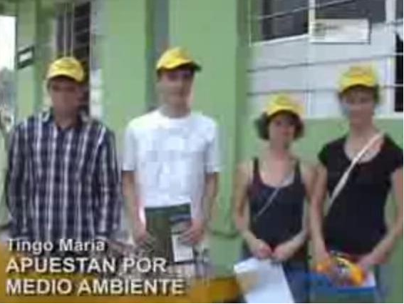 Jóvenes voluntarios alemanes se unen a trabajo por el medio ambiente en Tingo María (video)