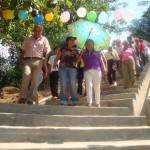 Inauguran escalinatas y plazoleta en acceso a zona turística del Mirador de la Cruz en Tingo María