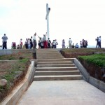 Inauguran escalinatas y plazoleta en acceso a zona turística del Mirador de la Cruz en Tingo María