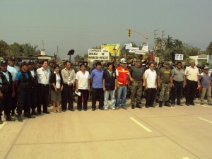 simulacro-de-sismo-pichari Hubo masiva participación de todos los sectores organizados e instituciones públicas y privadas