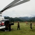 Con helicóptero y masiva participación realizaron simulacro de sismo en Pichari