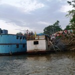 Pobladores y nativos bloquean pase por el río Marañón desde el domingo último