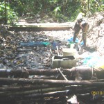 Policía continúa desactivando laboratorios de PBC durante erradicación en Abujao, Ucayali