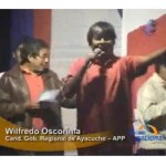 Oscorima inicia campaña para eventual segunda vuelta en Ayacucho (video)