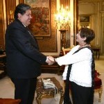 Presidente García se reunió con alcaldesa electa de Lima Susana Villarán