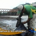Estudiantes limpian orillas del río Apurímac en San Francisco y Kimbiri (video)