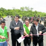 Presidente Alan García inauguró tramo San Alejandro – Neshuya de la carretera Federico Basadre