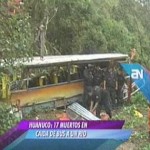 Omnibus donde murieron 17 en Huánuco circulaba con SOAT vencido