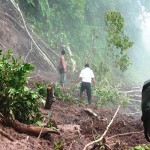 Torrencial lluvia deja aisladas a comunidades de Sivia en el VRAE