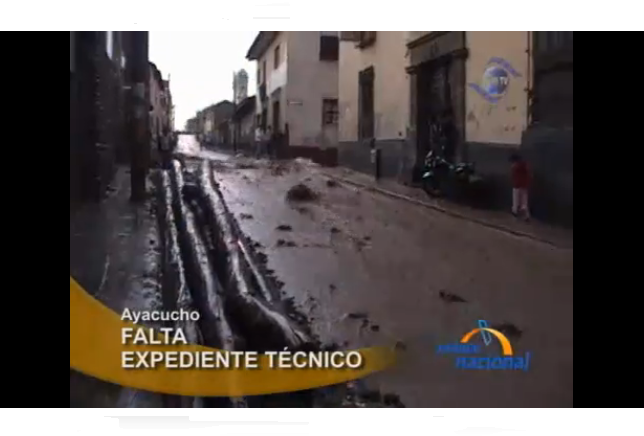Demorarán obras de drenaje ante fuertes lluvias en Ayacucho (video)