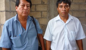 COCALERO SENTENCIADO GENERA VIOLENCIA EN MONZÓN-Milton Sánchez Gopia, alcalde de Sachavaca y Níker Herrera Esteban, teniente gobernador (1)
