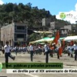 Celebraron XIX aniversario de Kimbiri