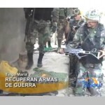 Policía recupera armas durante operativo antidrogas en el Monzón (video)