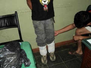 Intervienen a dos sujetos que trasladaba más de ocho kilos de PBC