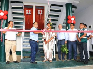 Presidente ejecutivo de Devida inauguró obras en Satipo