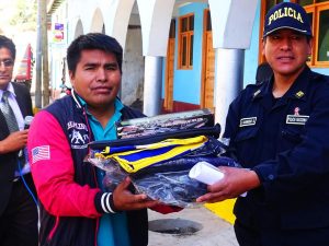 Ayacucho: Entregan material para reforzar seguridad ciudadana en Ocros
