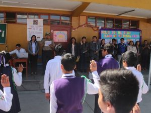 Ayacucho: Juramentan brigadas escolares en cuidado del medio ambiente