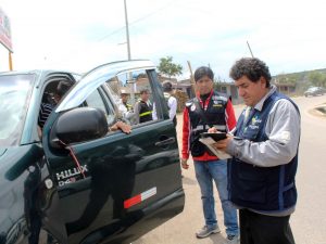 Ayacucho: Realizan operativo sobre transporte terrestre en Jesús Nazareno
