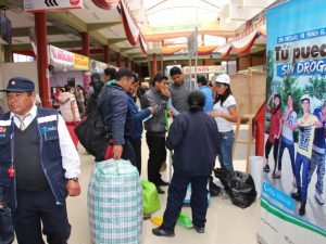 Ayacucho: Turistas se informan sobre riesgos de consumo de drogas en terrapuerto